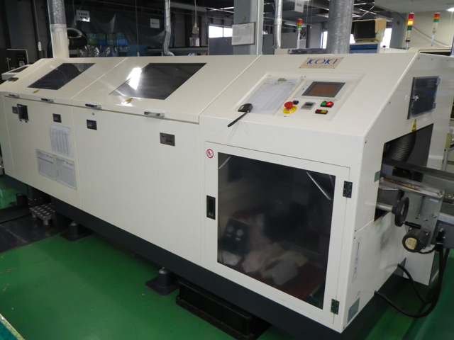 噴流型鉛フリー自動半田付け装置MDR-350VS（弘輝）