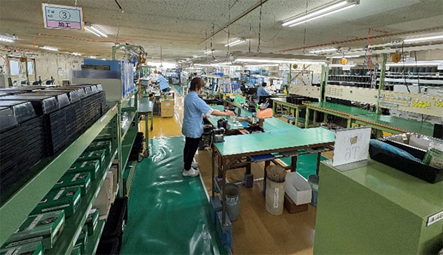 沼津工場の加工工程