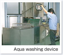 Aqua washing device